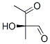 Butanal, 2-hydroxy-2-methyl-3-oxo-, (2R)- (9CI) 结构式