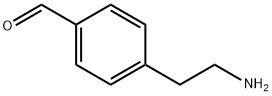 Benzaldehyde, 4-(2-aminoethyl)- (9CI) 结构式