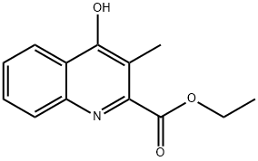 3-甲基-4-羟基喹喔啉-2-羧酸乙酯 结构式