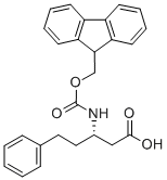 (S)-N-芴甲氧羰基-3-氨基-5-苯基戊酸 结构式