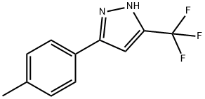 3-(4-甲基苯基)-5-三氟甲基吡唑 结构式