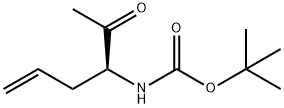 Carbamic acid, [(1S)-1-acetyl-3-butenyl]-, 1,1-dimethylethyl ester (9CI) 结构式