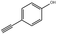 苯酚, 4-乙炔基- 结构式