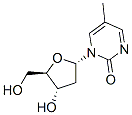 2(1H)-Pyrimidinone, 1-(2-deoxy-beta-D-erythro-pentofuranosyl)-5-methyl - 结构式