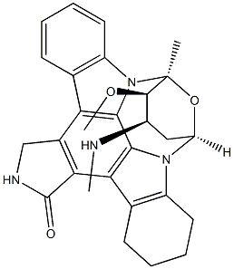 1,2,3,4-Tetrahydro Staurosporine 结构式