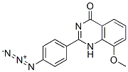 4(1H)-Quinazolinone,  2-(4-azidophenyl)-8-methoxy-  (9CI) 结构式