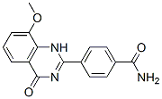 Benzamide,  4-(1,4-dihydro-8-methoxy-4-oxo-2-quinazolinyl)-  (9CI) 结构式