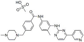 甲磺酸伊马替尼 结构式