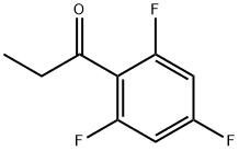 2',4',6'-三氟苯丙酮 结构式