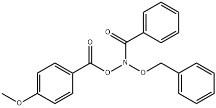 (benzoyl-phenylmethoxy-amino) 4-methoxybenzoate 结构式