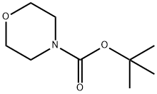 1-N-BOC-吗啉 结构式