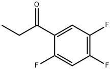 2',4',5'-三氟苯丙酮 结构式