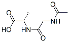 Alanine,  N-acetylglycyl-,  free  radical  from  (9CI) 结构式