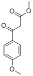 3-(4-甲氧基苯基)-3-氧代丙酸甲酯 结构式