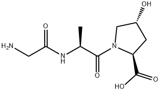 H-GLY-ALA-HYP-OH 结构式