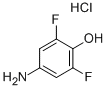 4-氨基-2,6-二氟苯酚盐酸盐 结构式