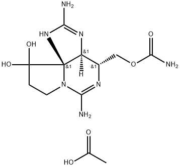 石房蛤毒素二乙酸盐 结构式