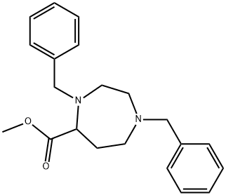 1H-1,4-DIAZEPINE-5-CARBOXYLIC ACID, HEXAHYDRO-1,4-BIS(PHENYLMETHYL)-, METHYL ESTER