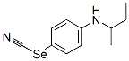 p-(sec-Butylamino)phenyl selenocyanate 结构式