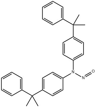 4-(1-METHYL-1-PHENYLETHYL)-N-[4-(1-METHYL-1-PHENYLETHYL)PHENYL]-N-NITROSOANILINE 结构式