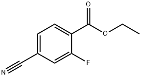Benzoic acid, 4-cyano-2-fluoro-, ethyl ester (9CI) 结构式