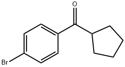 (4-bromophenyl)(cyclopentyl)methanone 结构式