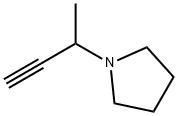 Pyrrolidine, 1-(1-methyl-2-propynyl)- (9CI) 结构式