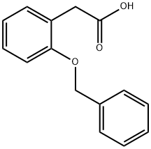 2-苄氧基苯乙酸 结构式