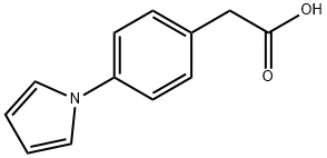 苯乙酸,4-(1H-吡咯-1-基)- 结构式