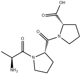 1-(1-L-ALANYL-L-PROLYL)-L-PROLINE 结构式