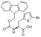 FMOC-L-2-(5-溴噻吩)苯胺 结构式