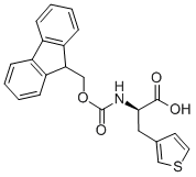 FMOC-D-3-(3-噻吩基)丙氨酸 结构式