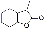 3-Methylhexahydrobenzofuran-2(3H)-one 结构式