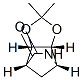 (1R,2S,6R,7S)-4,4-DIMETHYL-3,5-DIOXA-8-AZATRICYCLO[5.2.1.0(2,6)]DECAN-9-ONE 结构式