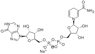 烟酰胺核苷酸次黄嘌呤 结构式