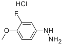 (3-FLUORO-4-METHOXY-PHENYL)-HYDRAZINE HYDROCHLORIDE 结构式