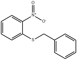 苄基(2-硝基苯基)硫烷 结构式