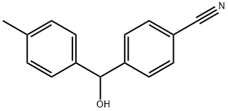 4-[羟基(4-甲基苯基)甲基]苯甲腈 结构式