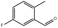 5-氟-2-甲基苯甲醛 结构式