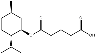 戊二酸单 L-薄荷酯 结构式