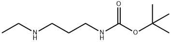 3-(乙基氨基)丙基氨基甲酸叔丁酯 结构式