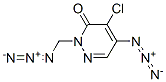 3(2H)-Pyridazinone,  5-azido-2-(azidomethyl)-4-chloro- 结构式