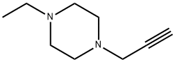 1-乙基-4-(丙-2-炔-1-基)哌嗪 结构式