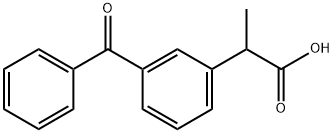 酮基布洛芬 结构式