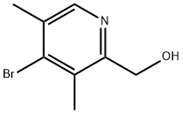 (4-溴-3,5-二甲基吡啶-2-基)甲醇 结构式