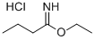 丁酰亚氨酸乙酯盐酸盐 结构式