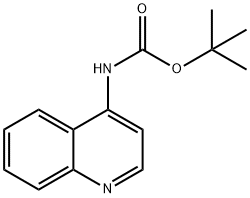 4-BOC-氨基喹啉 结构式
