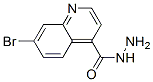 4-Quinolinecarboxylicacid,7-bromo-,hydrazide(9CI) 结构式