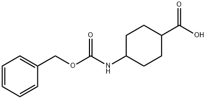 4-(((苄氧基)羰基)氨基)环己烷-1-羧酸 结构式