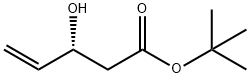 (R)-TERT-BUTYL 3-HYDROXYPENT-4-ENOATE 结构式